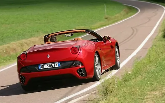 Ferrari California Rear View Ferrari California Rear View