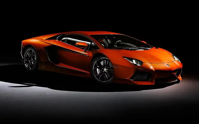 Lamborghini Aventador Front Right View Lamborghini Aventador Front Right View