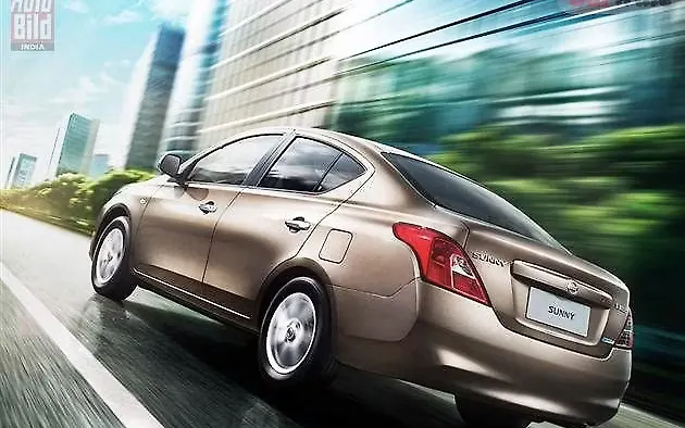 Nissan Sunny Rear Left View Nissan Sunny Rear Left View