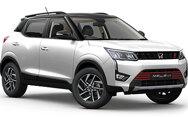 Mahindra XUV300 TurboSport - Pearl White with Black Roof