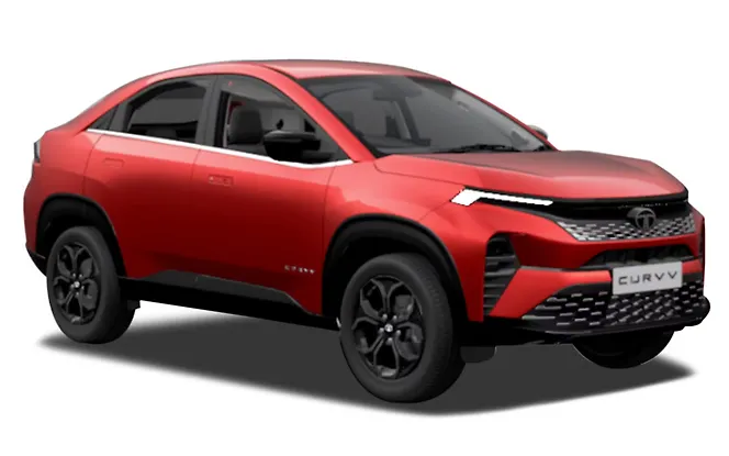 Tata Curvv Flame Red