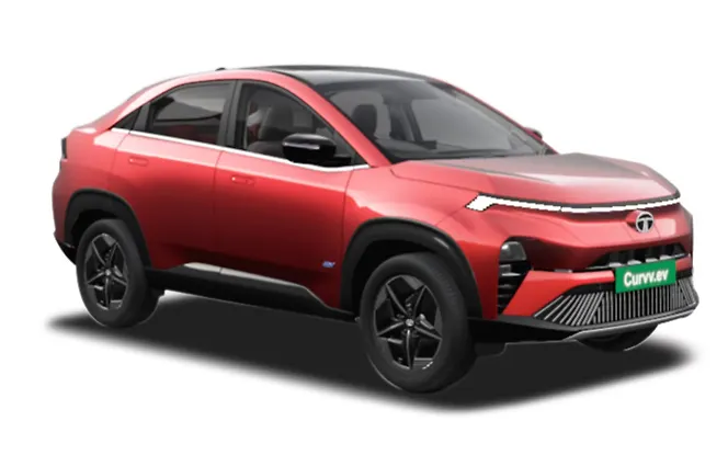 Tata Curvv EV Flame Red