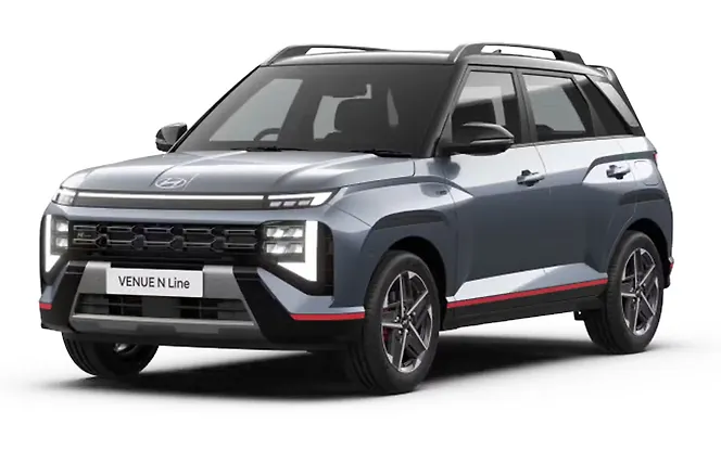 Hyundai Venue N Line - Hazel Blue with Abyss Black roof Hyundai Venue N Line - Hazel Blue with Abyss Black roof