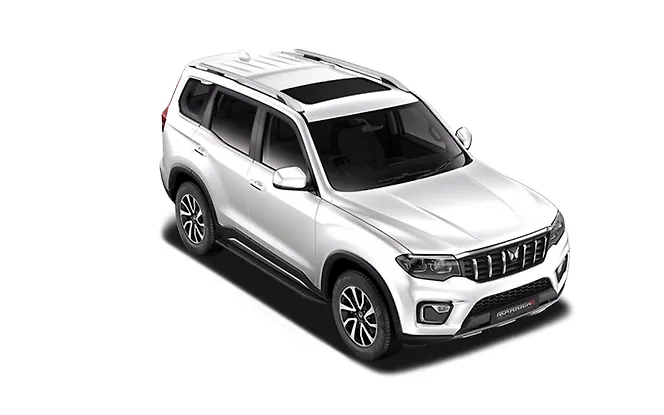 Everest White Mahindra Scorpio N Everest White