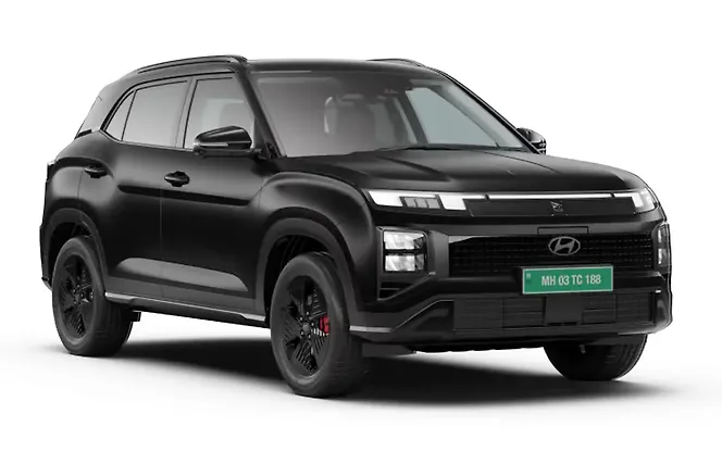Hyundai Creta Electric Titanium Black matte Knight