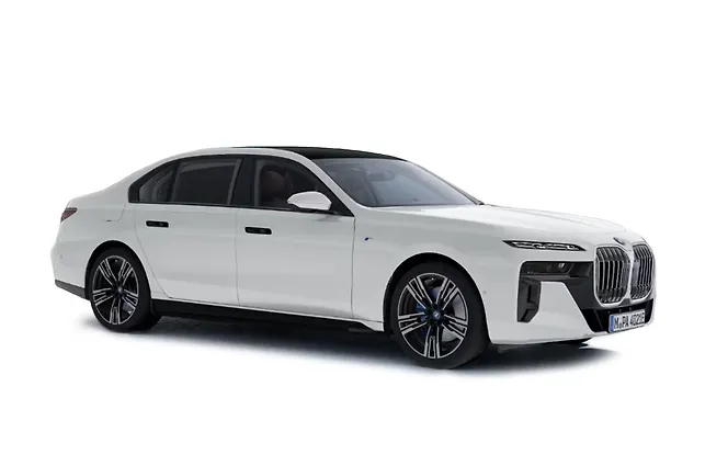 Mineral White Metallic BMW i7 Mineral White Metallic