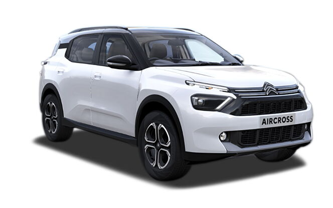 Citroen Aircross - Polar White with Platinum Grey roof