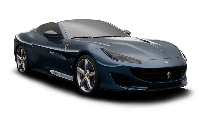 Ferrari Portofino Blu Abu Dhabi
