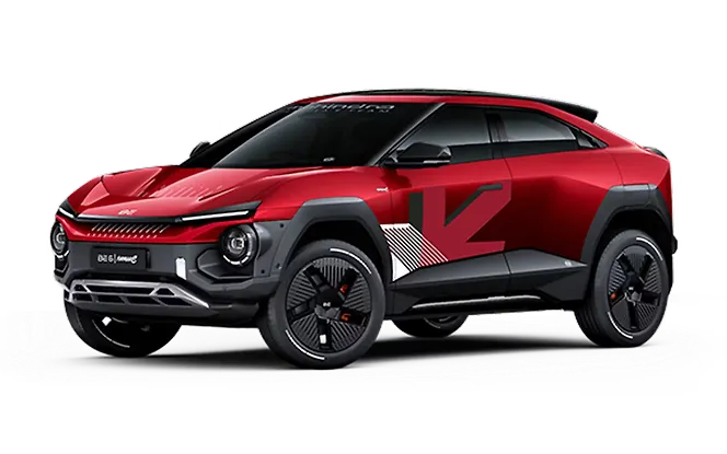 Mahindra BE 6 FE - Tango Red