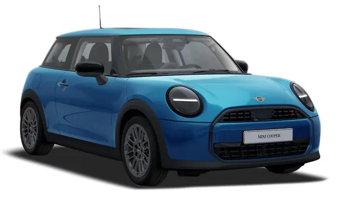 Mini Cooper Icy Sunshine Blue