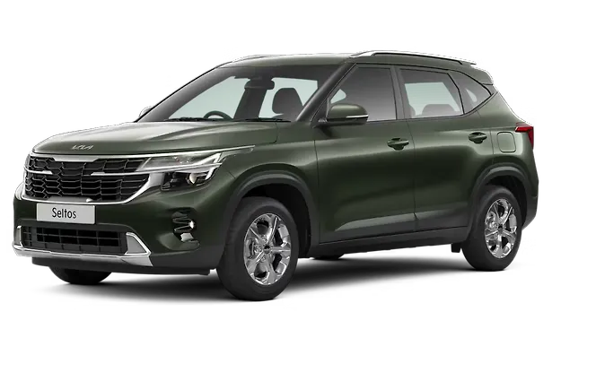 Kia Old Generation Seltos 2024 Pewter Olive
