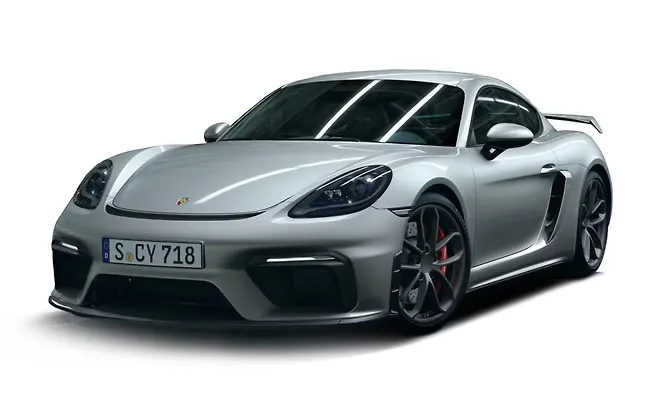 Porsche 718 GT Silver Metallic