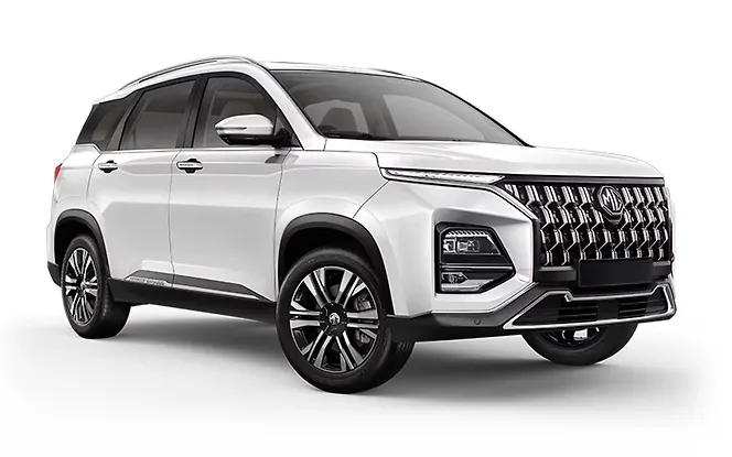 MG Hector Plus - Pearl White