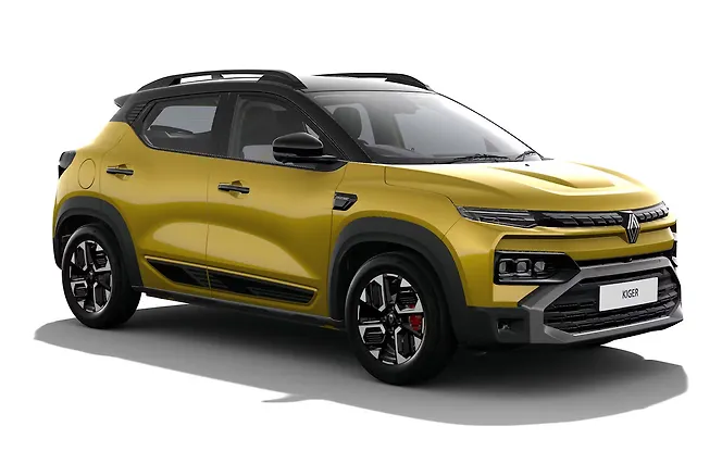 Renault Kiger - Oasis Yellow with Mystery Black roof