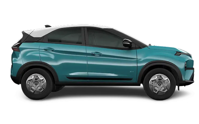 Tata Nexon EV Ocean Blue With White Roof