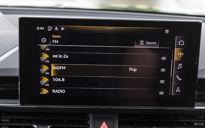 Audi RS5 Infotainment Display
