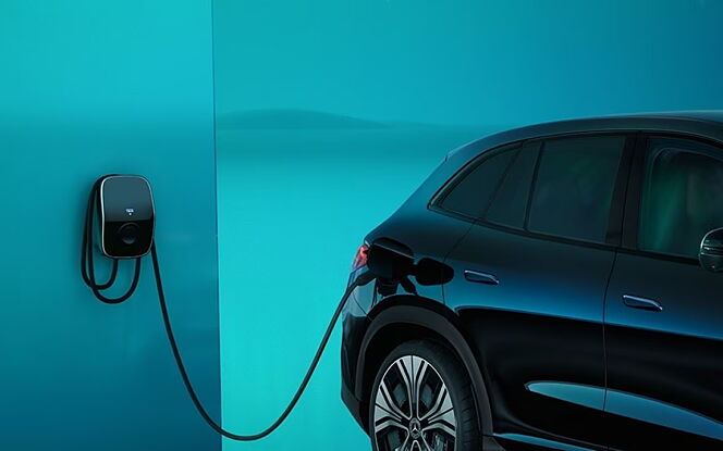 Mercedes-Benz EQE SUV Charging Plug