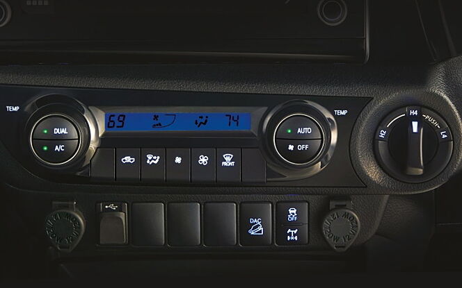 Toyota Hilux AC Controls