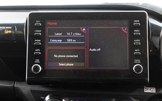 Toyota Hilux Infotainment Display