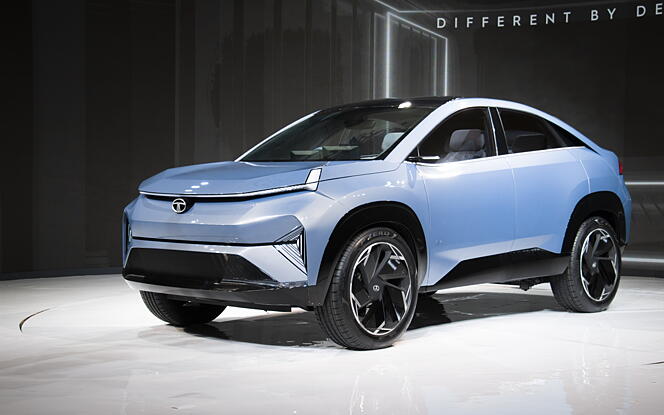 Tata Curvv EV Concept Front Left View