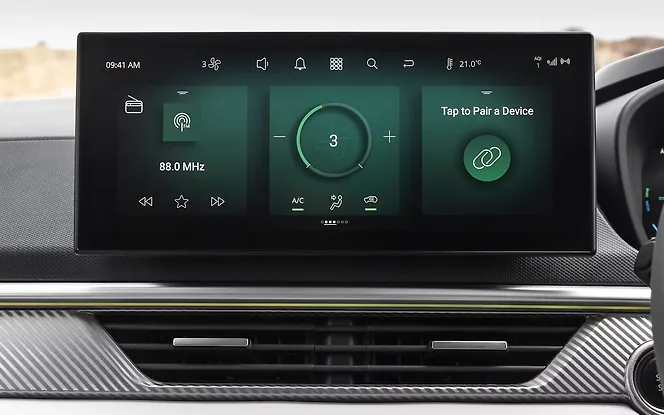 Tata Curvv EV Infotainment Display