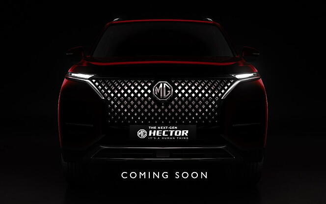 MG Hector Facelift Front View