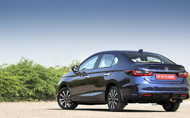 Honda New City Rear Left View