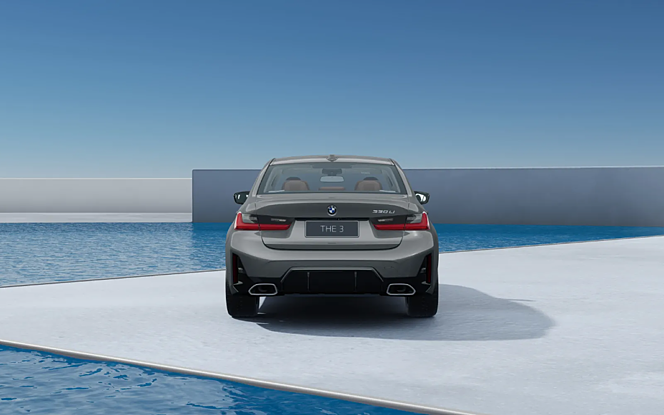 BMW 3 Series Gran Limousine Rear View