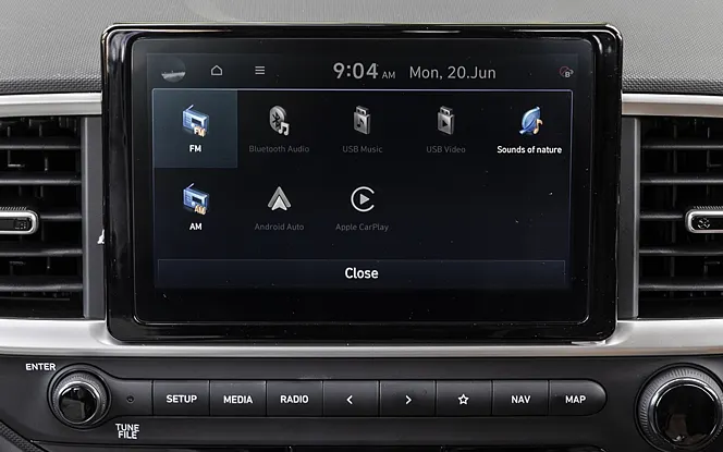 Hyundai Venue Infotainment Display