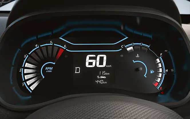 Renault Kwid Dashbaord Display