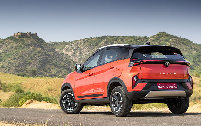 Tata Nexon Rear Left View