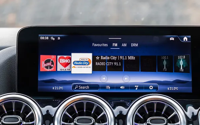 Mercedes-Benz GLA Infotainment Display