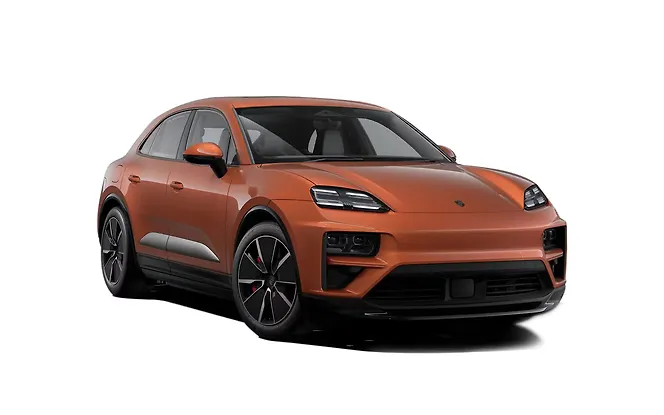 Porsche Macan Turbo EV Front Right View