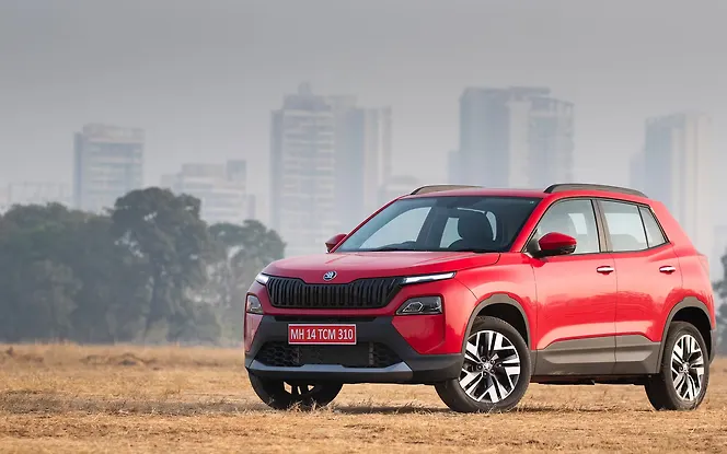Skoda Kylaq Front Left View