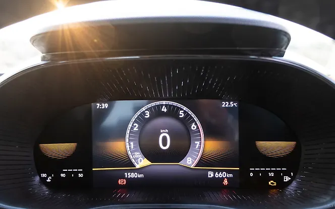 Skoda Slavia Dashbaord Display