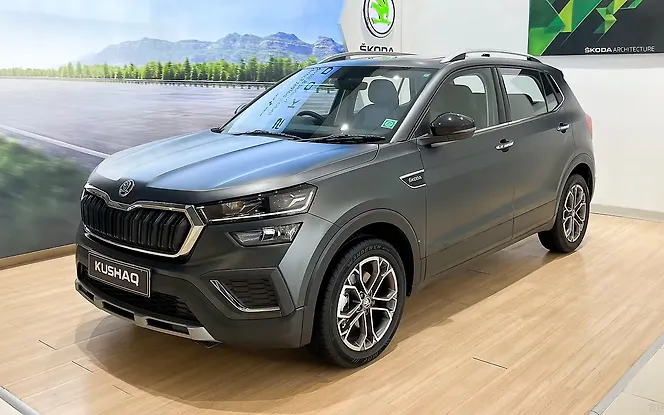 Skoda Kushaq Front Left View