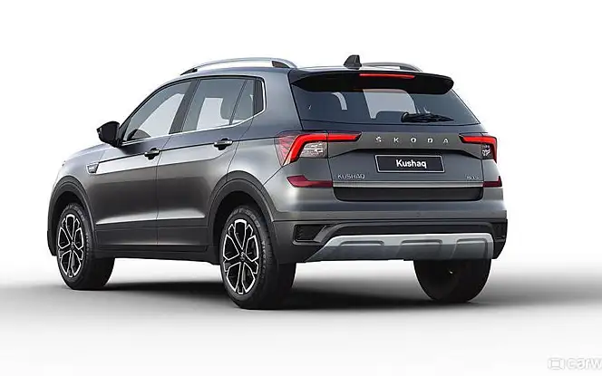 Skoda Kushaq Rear Left View