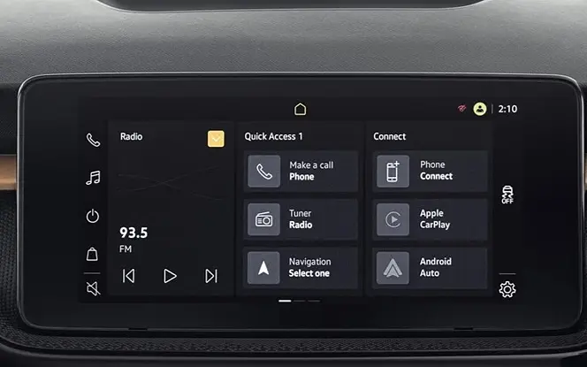Skoda Kushaq Infotainment Display