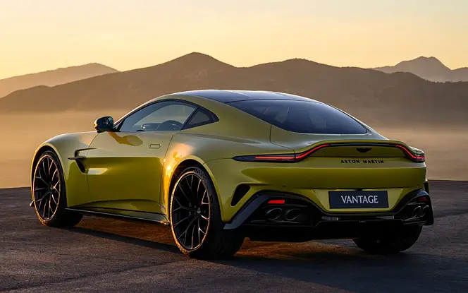 Aston Martin Vantage Rear Left View