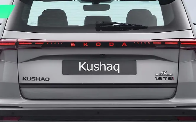 Skoda Kushaq Facelift Rear View