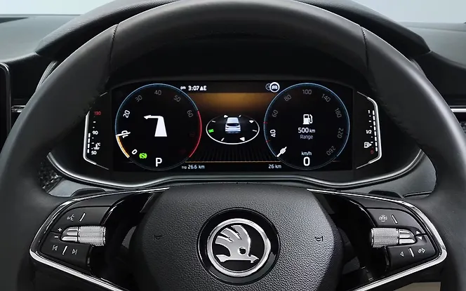 Skoda Kushaq Facelift Dashbaord Display