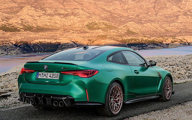 BMW M4 CS Right Rear View