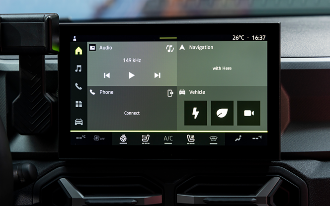 Renault Bigster Infotainment Display