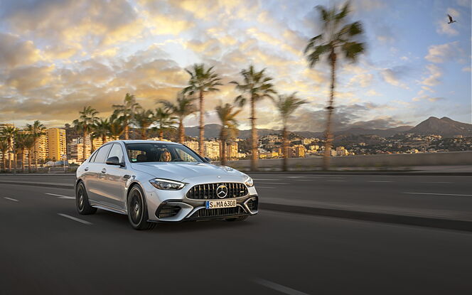 Mercedes-Benz AMG C 63 S E-Performance Front Right View