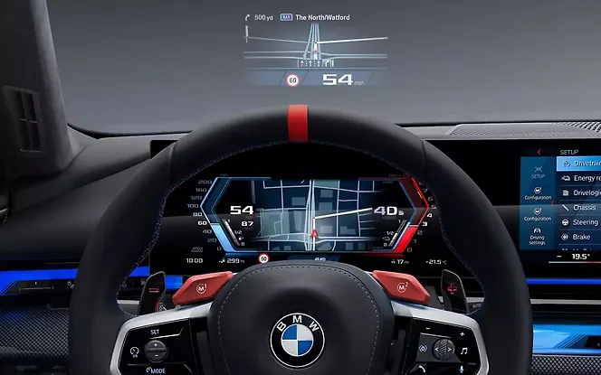 BMW M5 Head Up Display