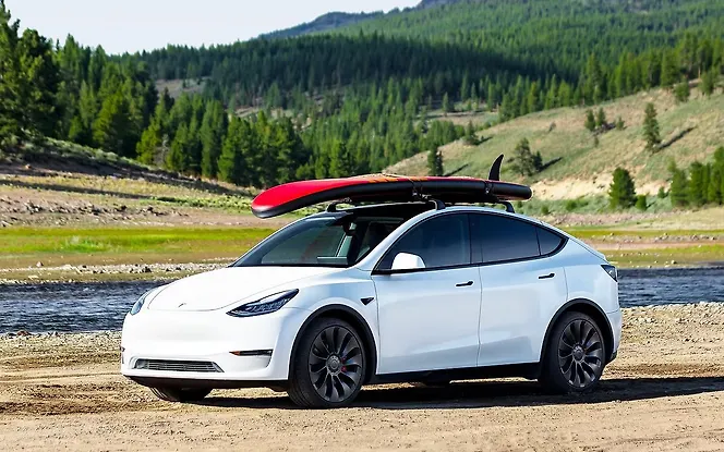 Tesla Model Y Front Left View