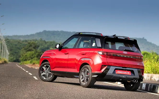 Hyundai Venue N Line Rear Left View Hyundai Venue N Line Rear Left View