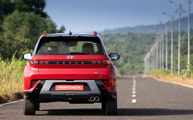 Hyundai Venue N Line Rear View Hyundai Venue N Line Rear View