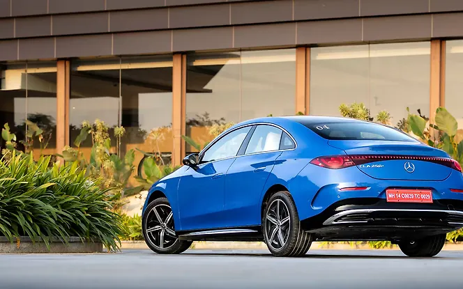 Mercedes-Benz CLA Rear Left View Mercedes-Benz CLA Rear Left View