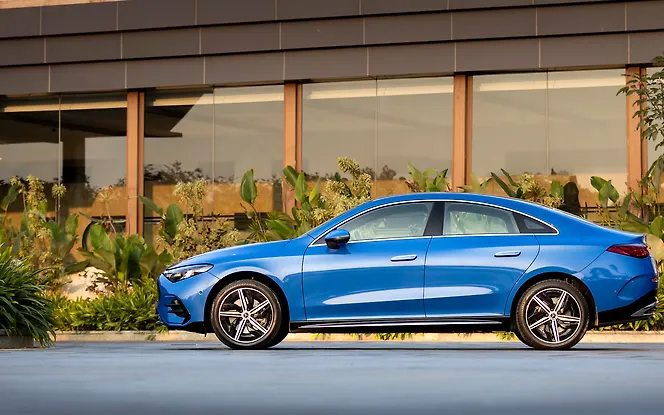 Mercedes-Benz CLA Left View Mercedes-Benz CLA Left View